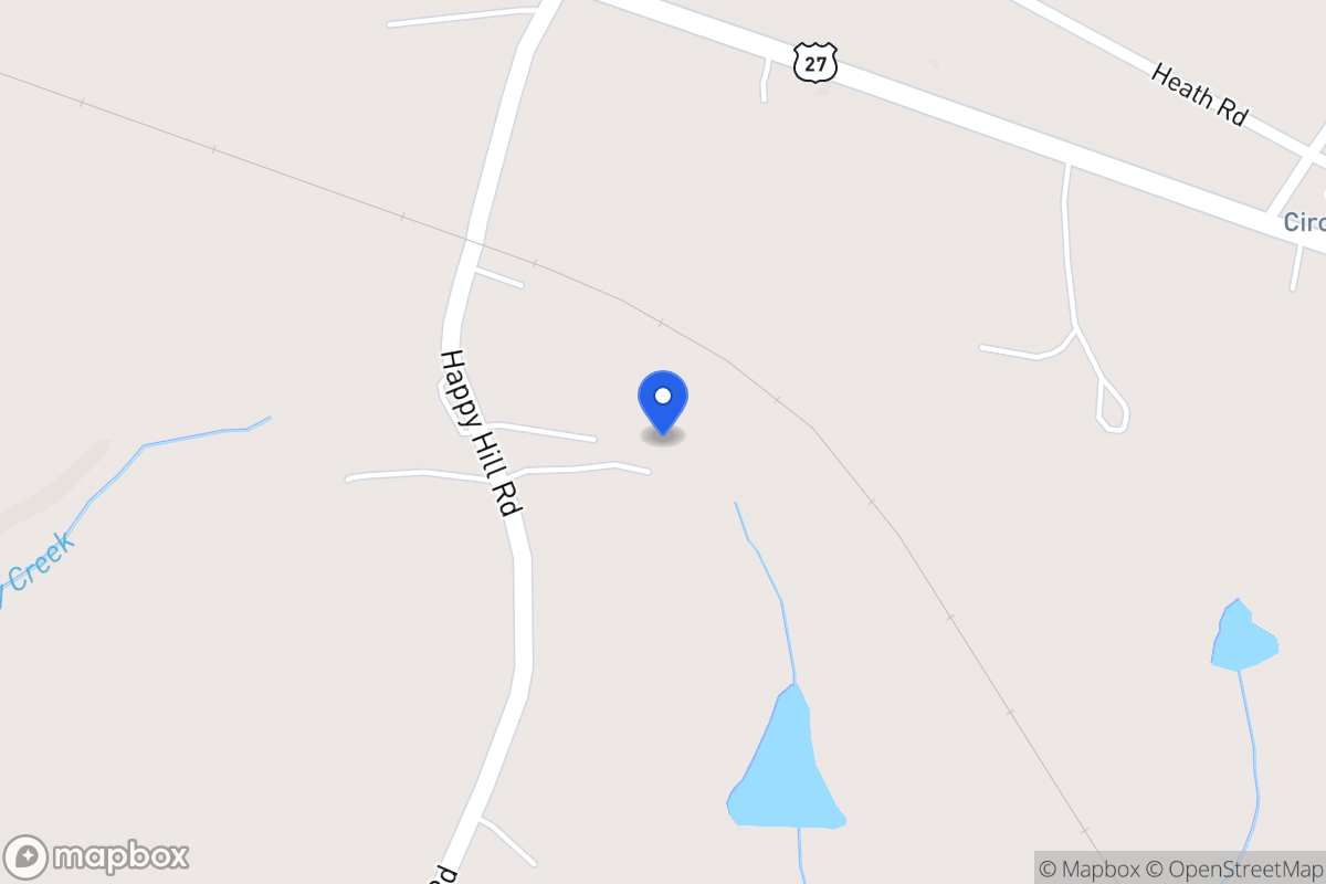Map of 122 Happy Hill Rd
