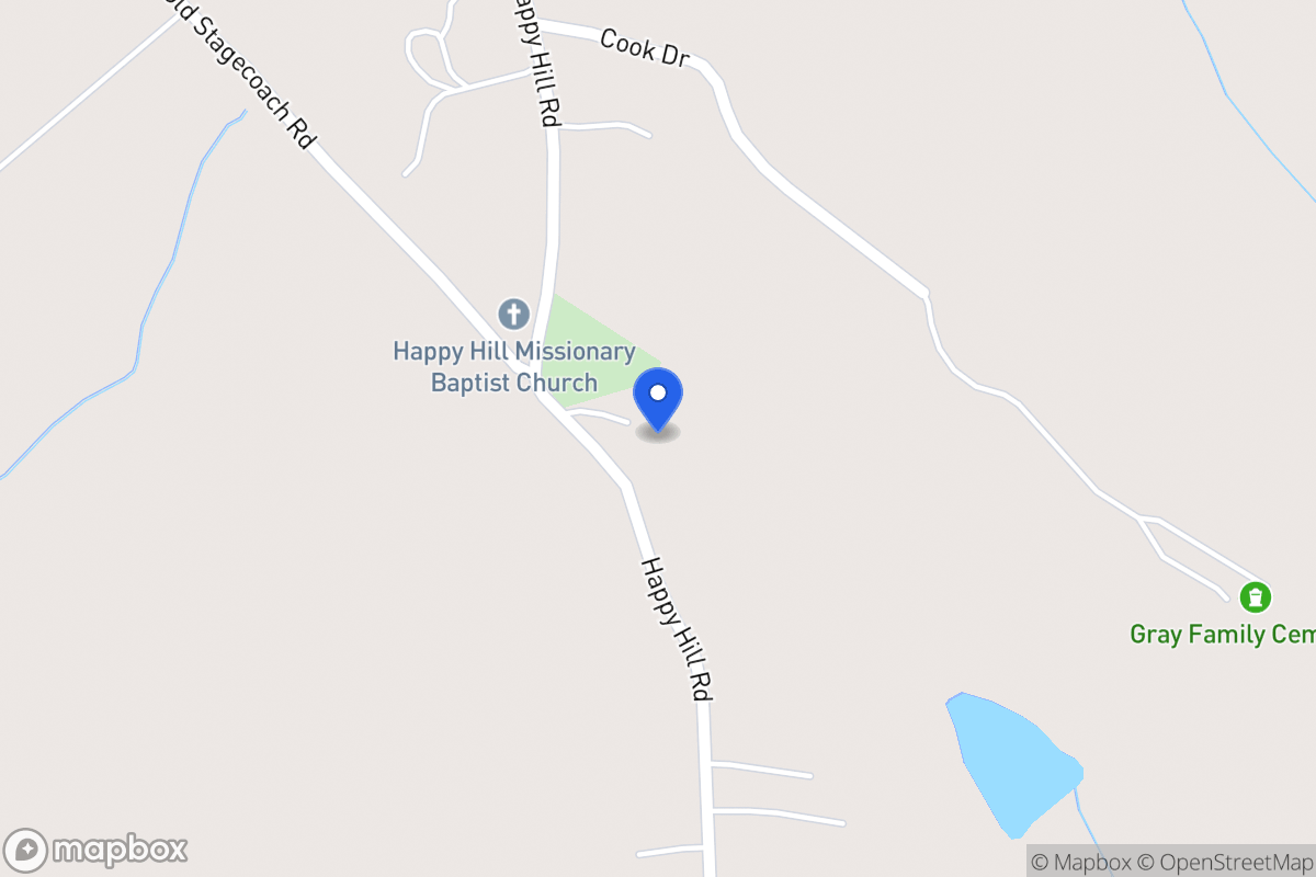 Map of 980 Happy Hill Rd