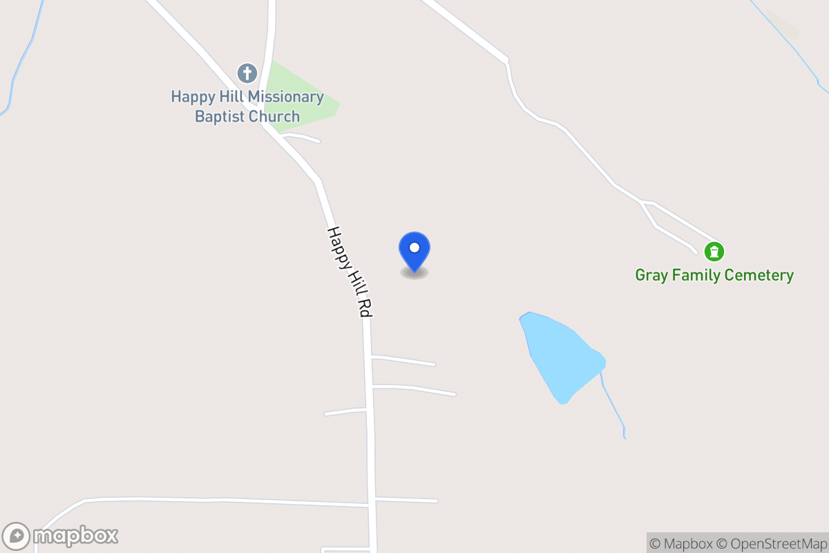 Map of 1028 Happy Hill Rd