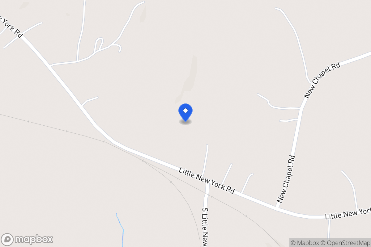 Map of 596 Little New York Rd