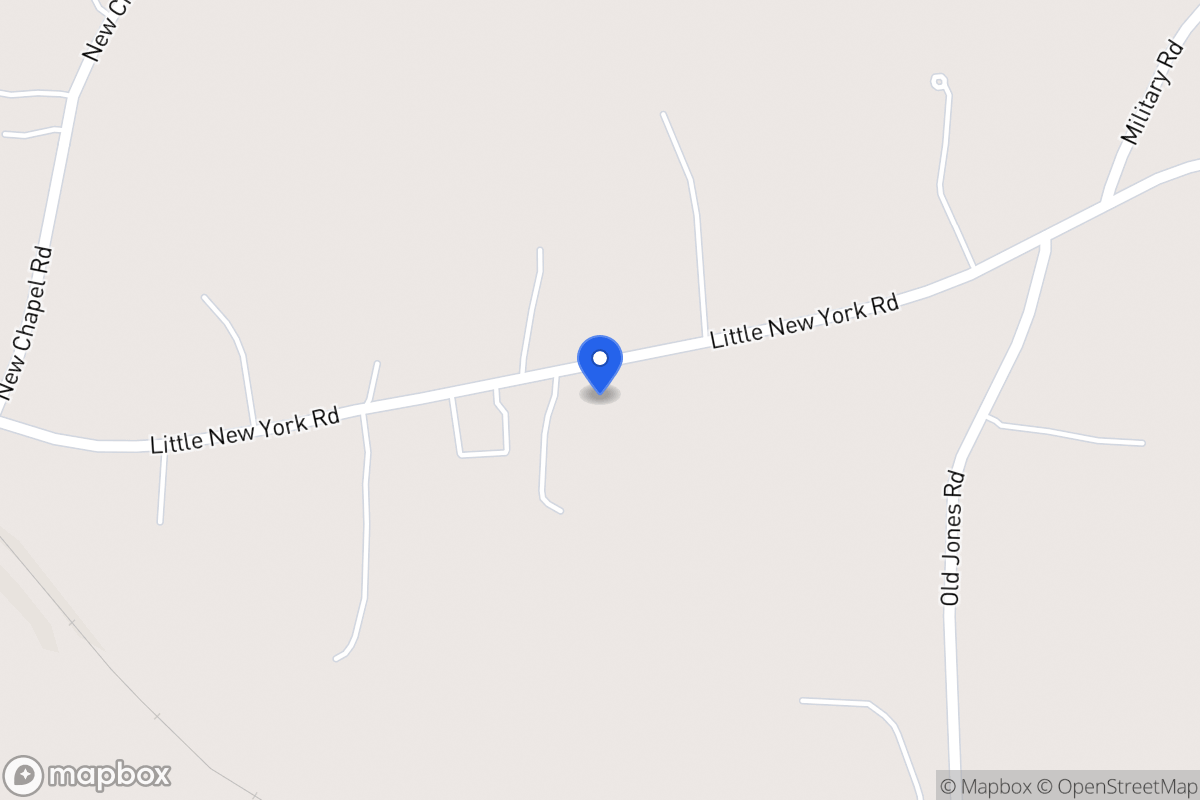 Map of 891 Little New York Rd
