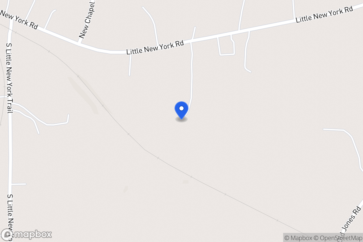 Map of 835 Little New York Rd