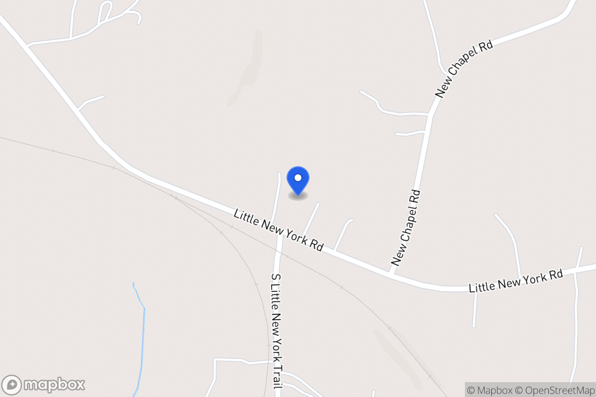 Map of 664 Little New York Rd