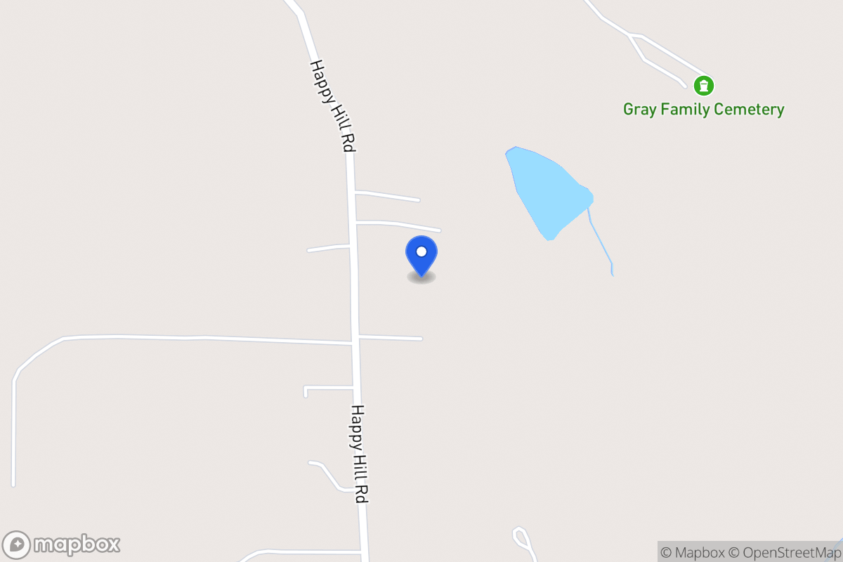 Map of 1092 Happy Hill Rd