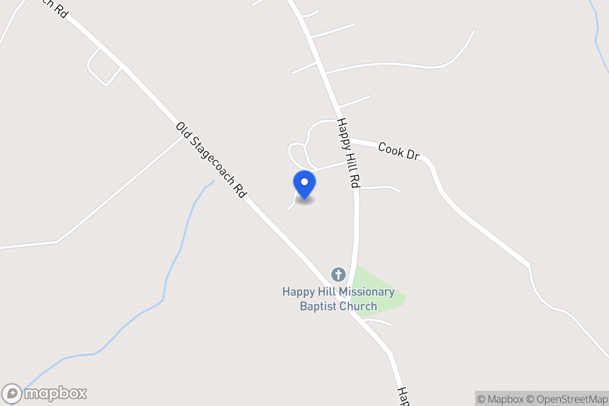 Map of 855 Happy Hill Rd