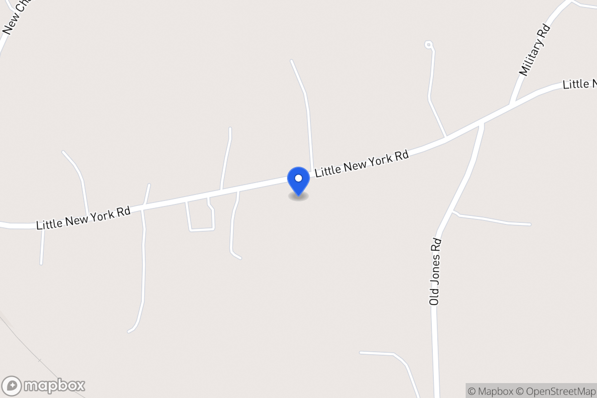 Map of 909 Little New York Rd
