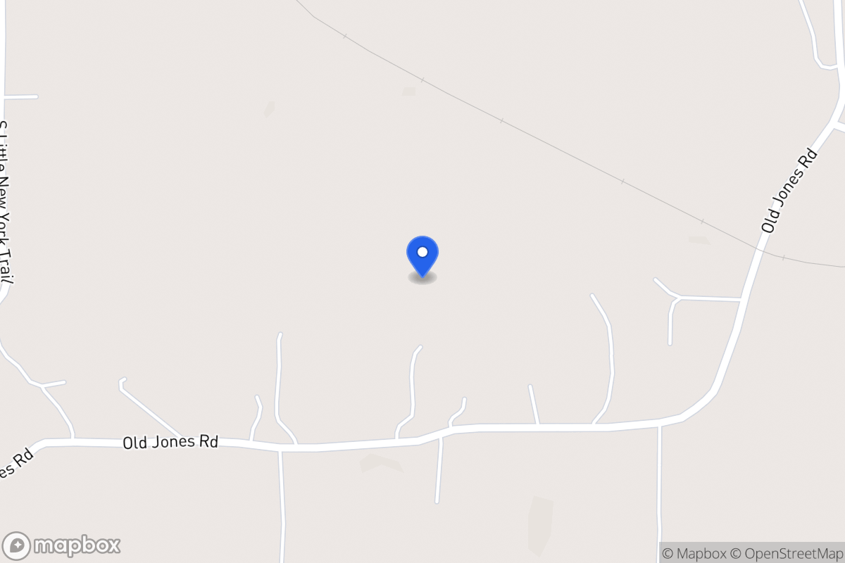 Map of 445 Old Jones Rd