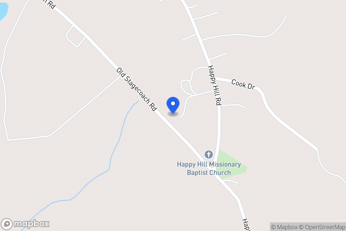 Map of 845 Happy Hill Rd