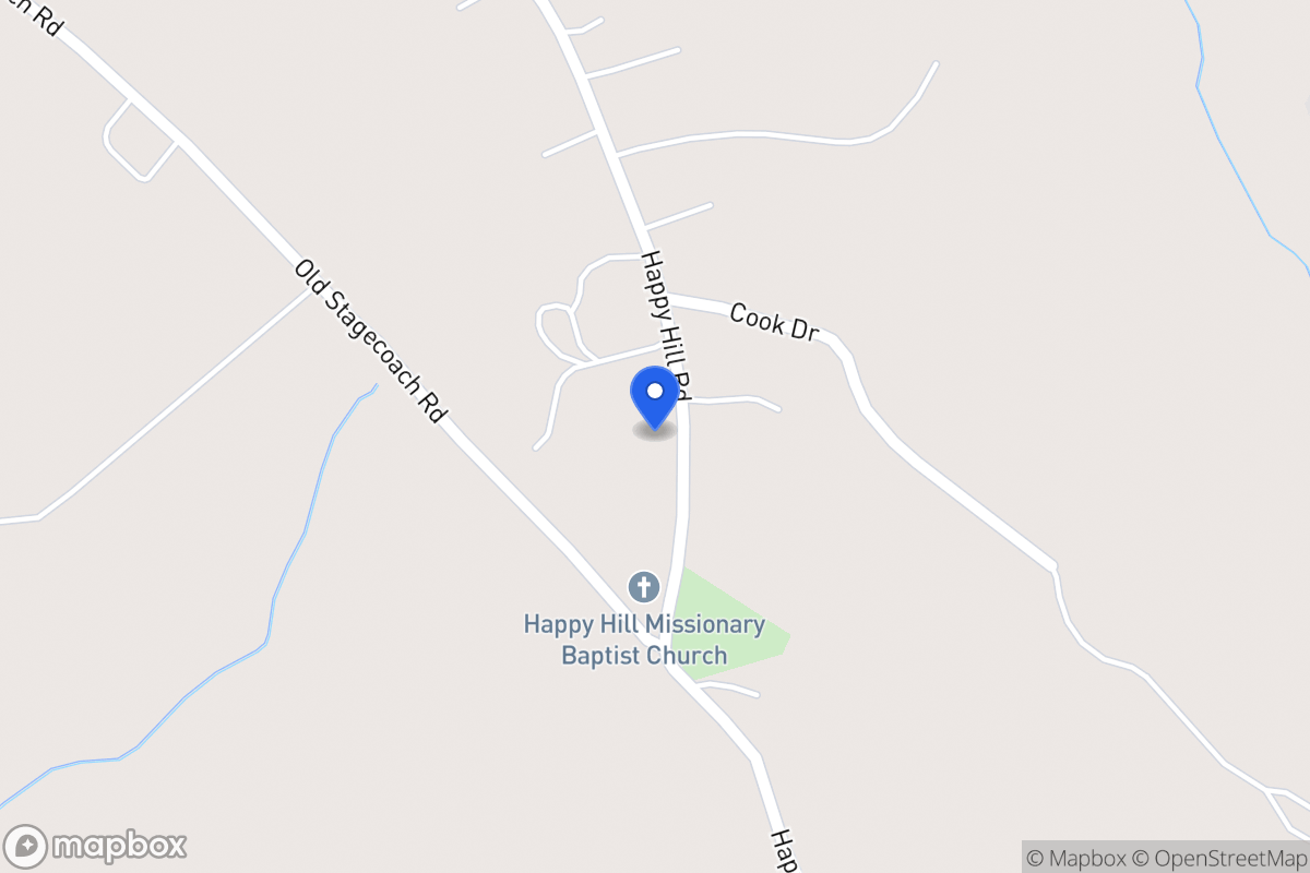 Map of 865 Happy Hill Rd
