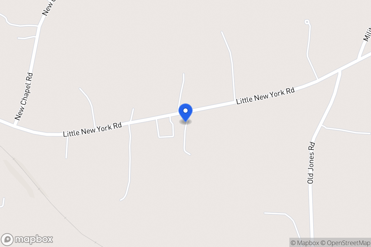 Map of 889 Little New York Rd