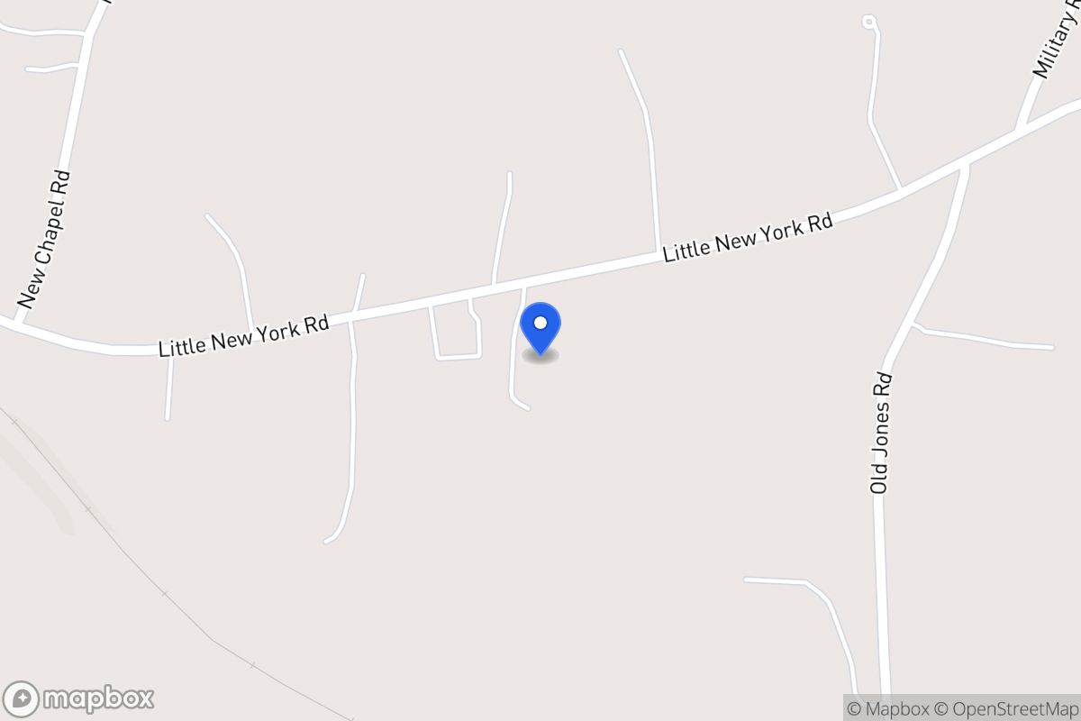 Map of 897 Little New York Rd