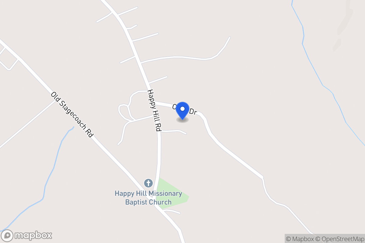 Map of 854 Happy Hill Rd