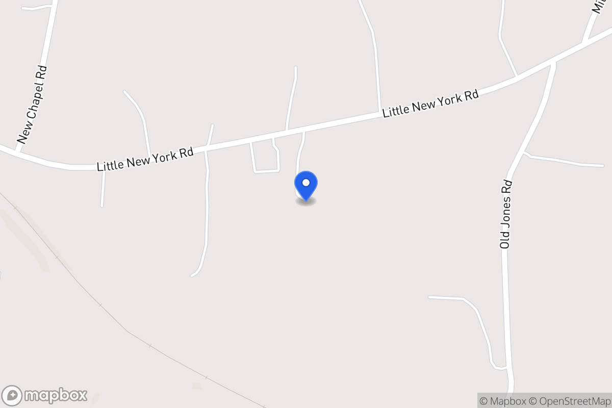 Map of 901 Little New York Rd