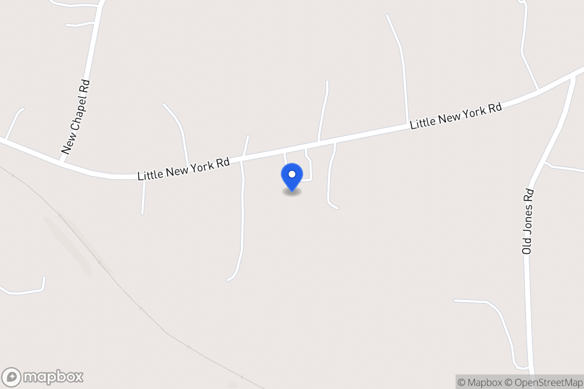 Map of 863 Little New York Rd