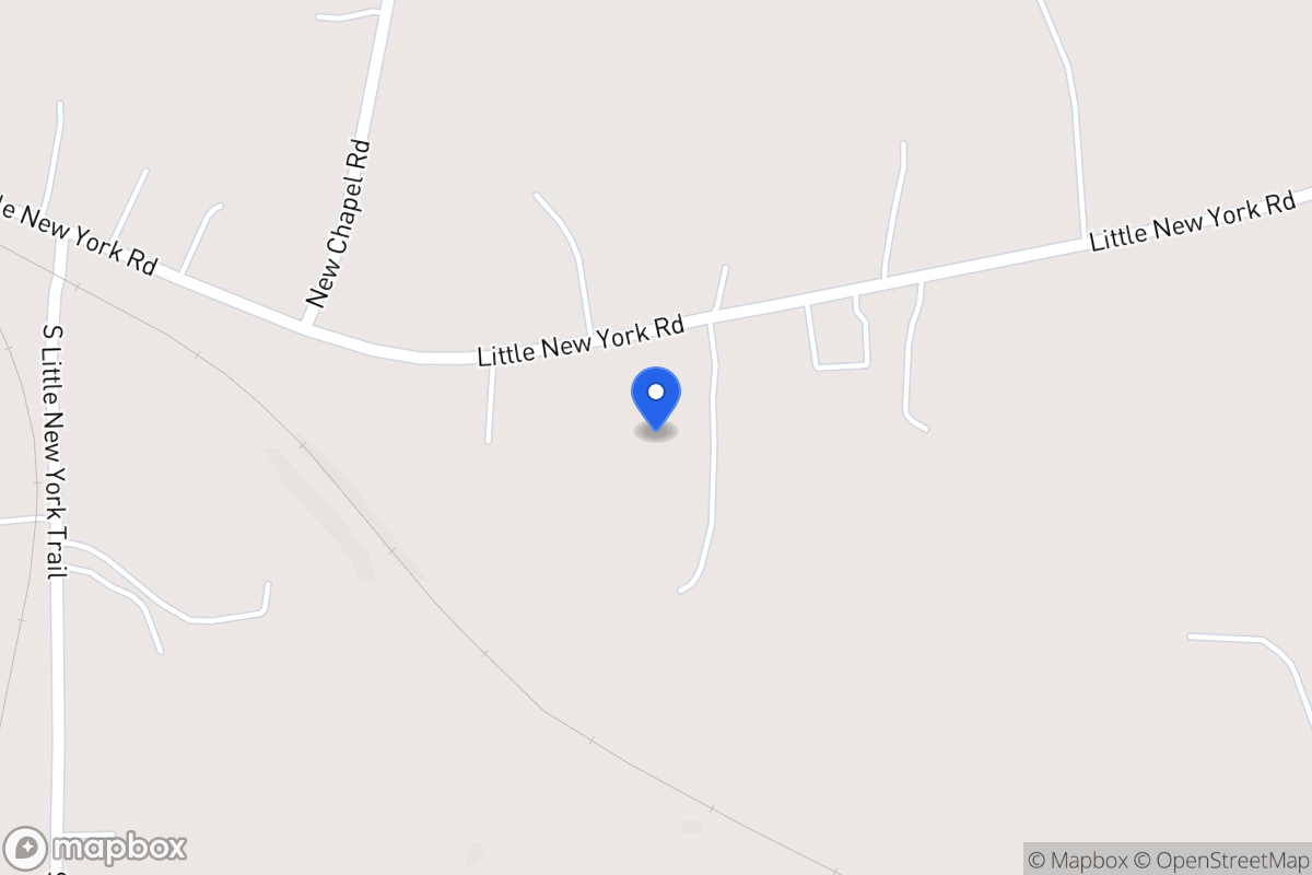 Map of 813 Little New York Rd