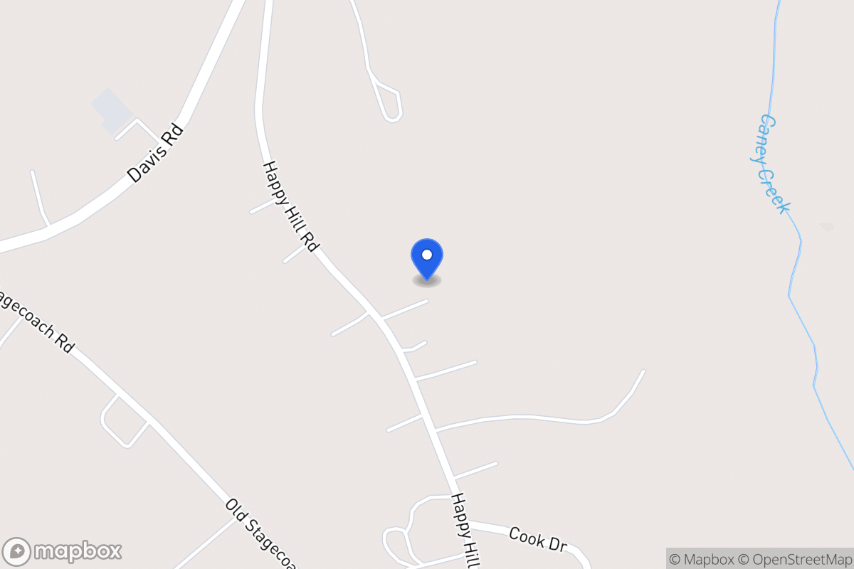 Map of 708 Happy Hill Rd