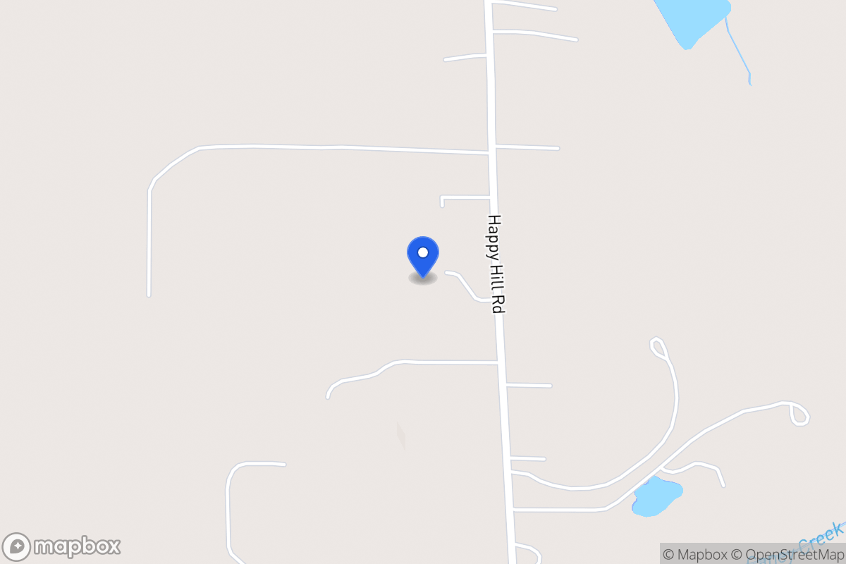 Map of 1215 Happy Hill Rd