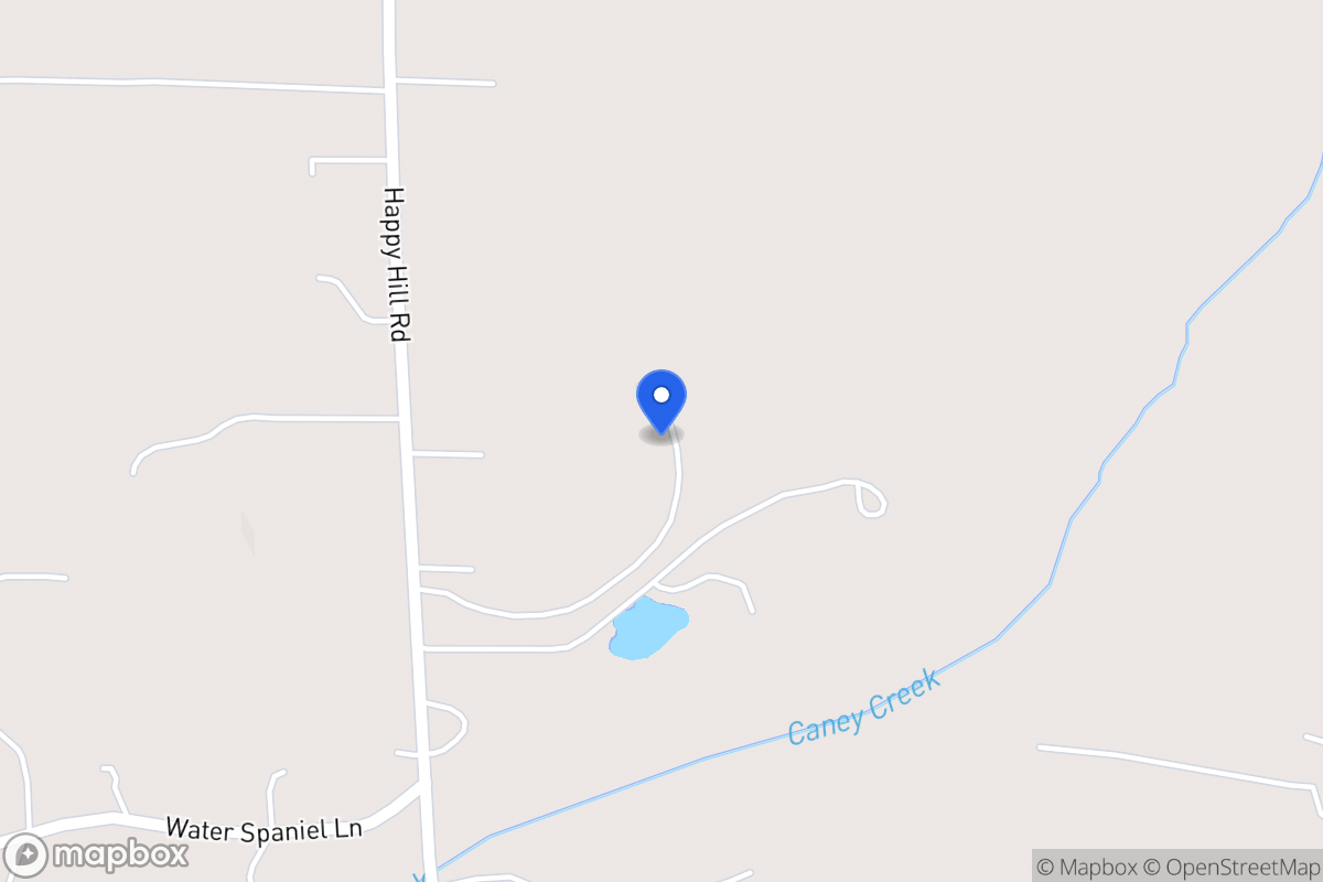 Map of 1322 Happy Hill Rd