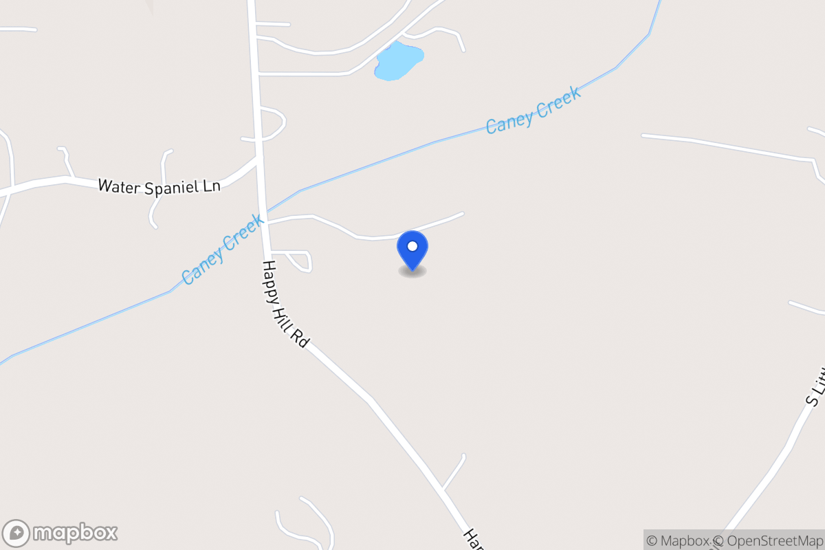 Map of 1402 Happy Hill Rd