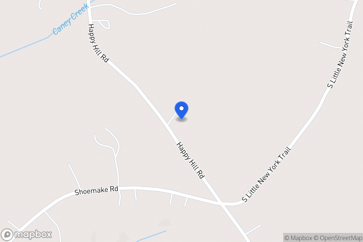 Map of 1520 Happy Hill Rd
