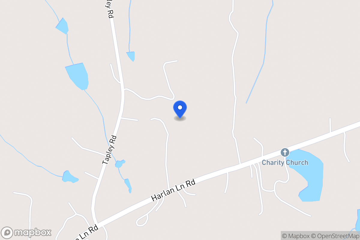 Map of 1154 Harlan Lane Rd