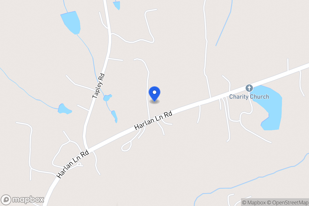 Map of 1170 Harlan Lane Rd