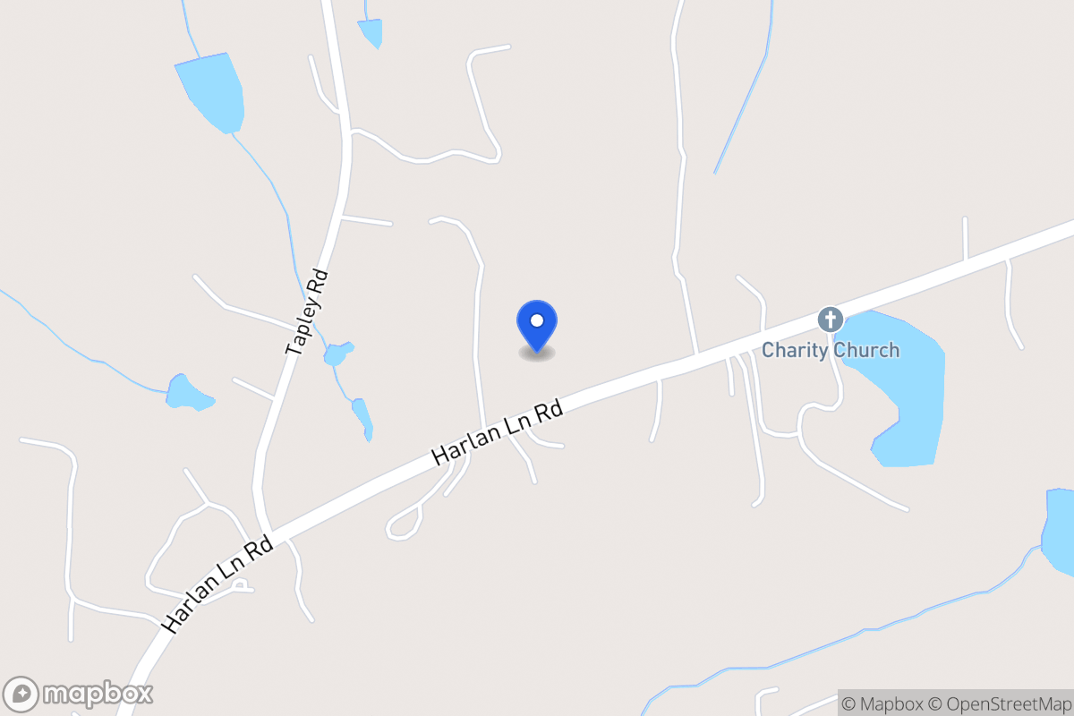 Map of 1180 Harlan Lane Rd