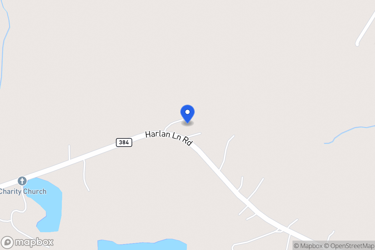 Map of 1464 Harlan Lane Rd
