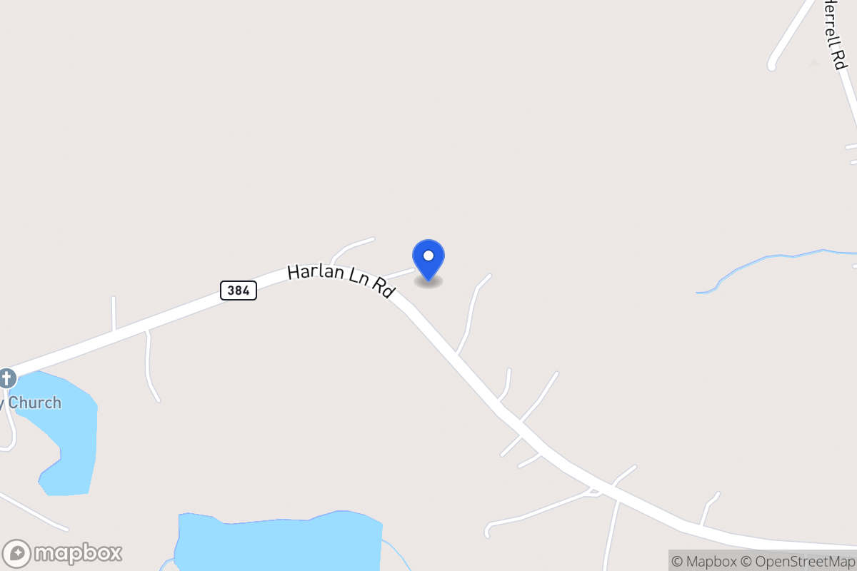Map of 1472 Harlan Lane Rd