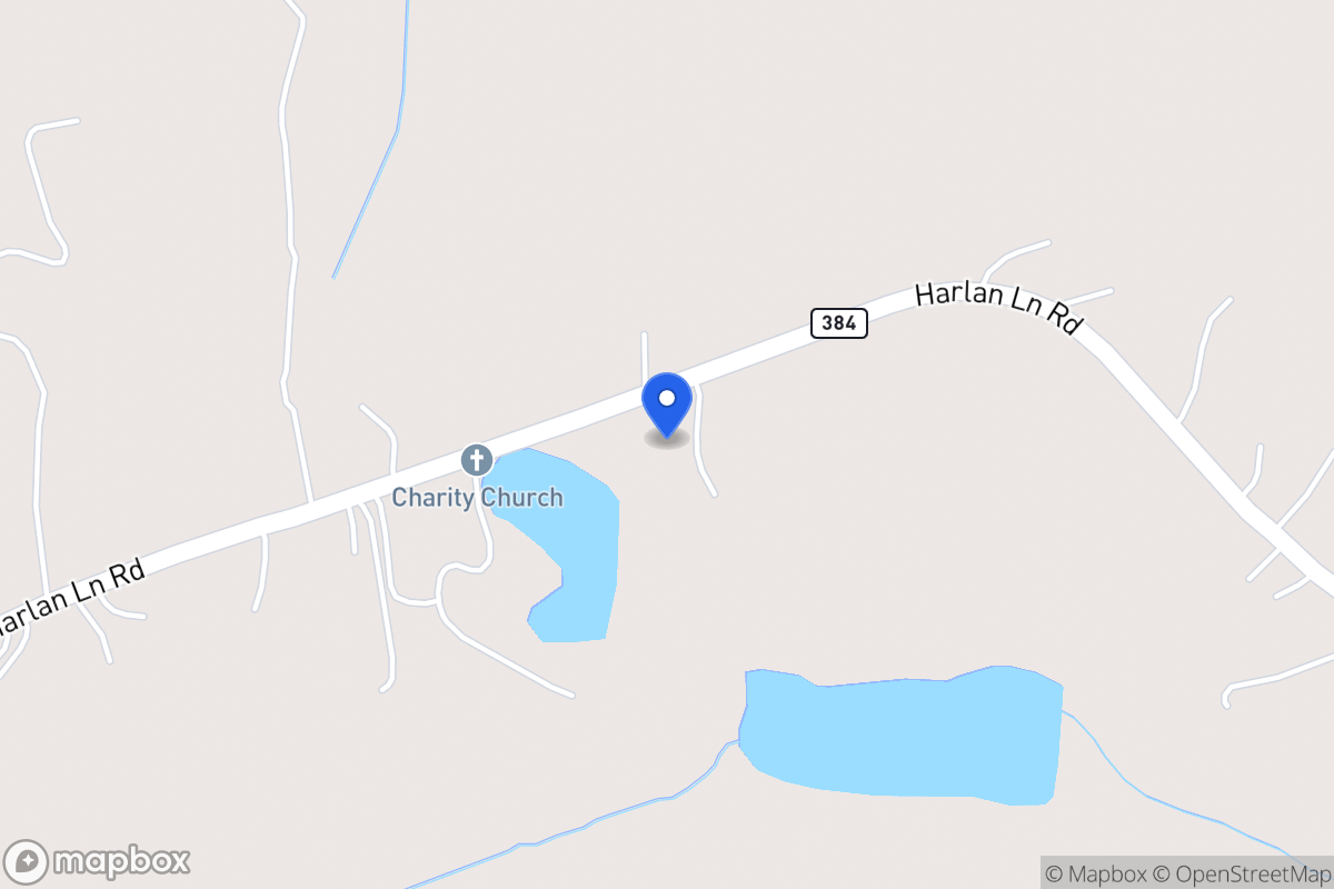 Map of 1341 Harlan Lane Rd
