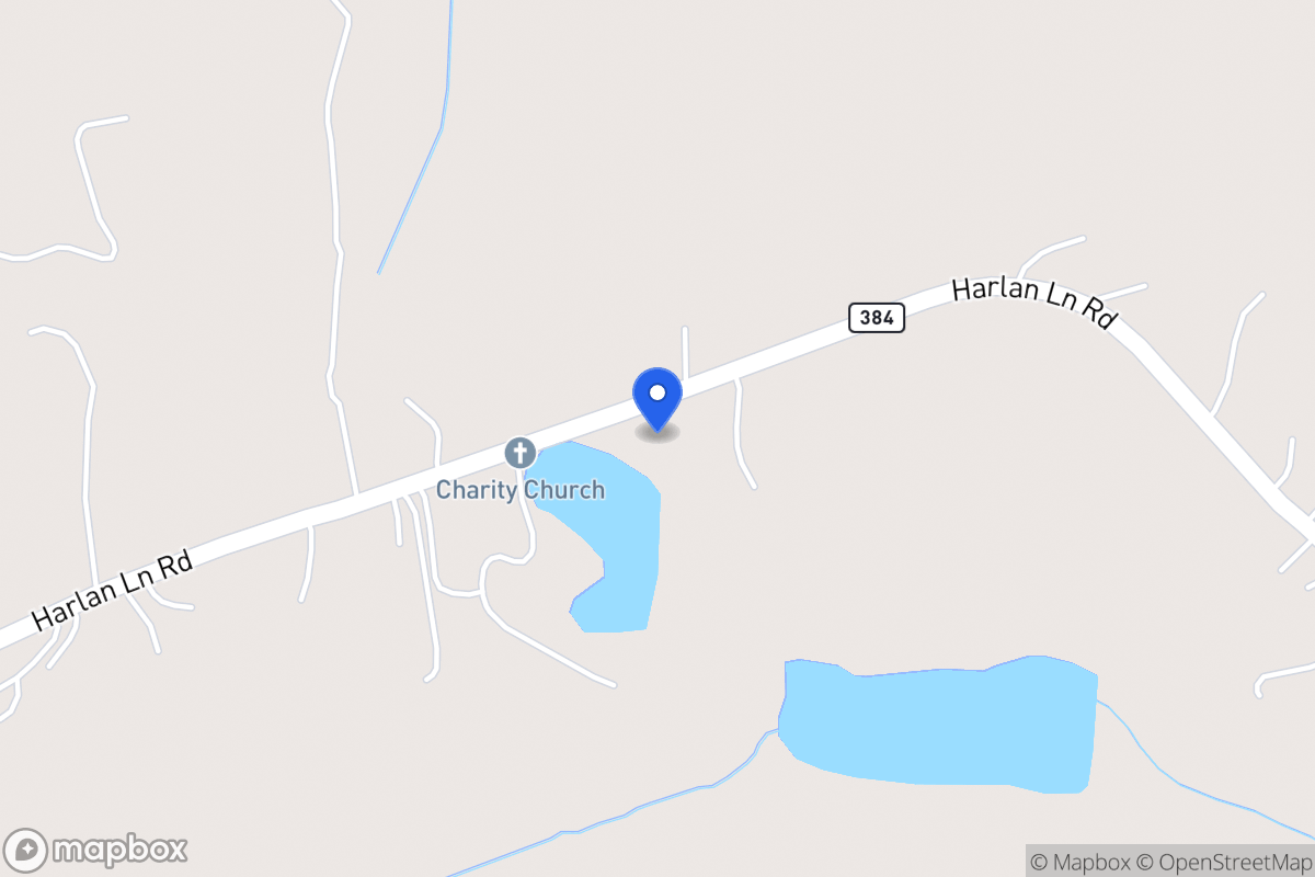 Map of 1323 Harlan Lane Rd