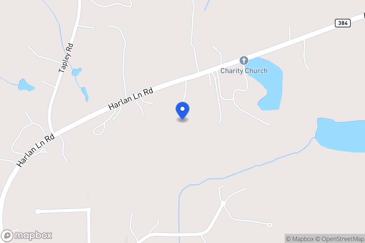 Map of 1219 Harlan Lane Rd