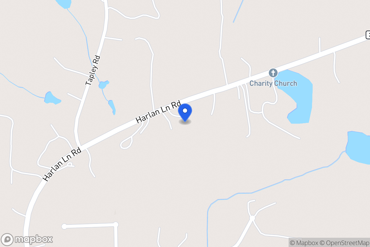 Map of 1185 Harlan Lane Rd