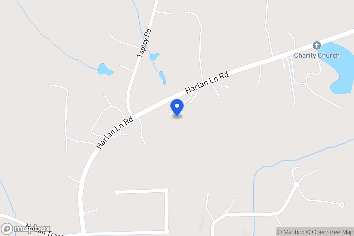 Map of 1125 Harlan Lane Rd