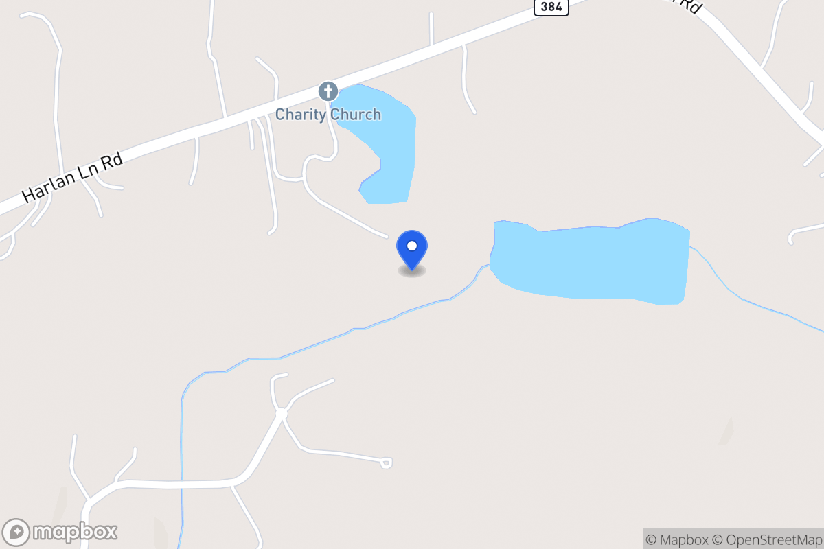 Map of 1305 Harlan Lane Rd