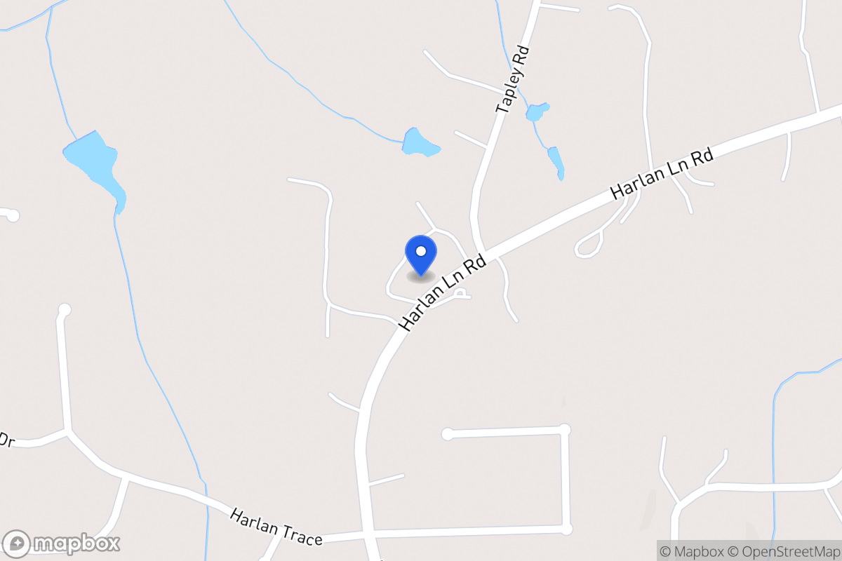 Map of Harlan Lane Rd