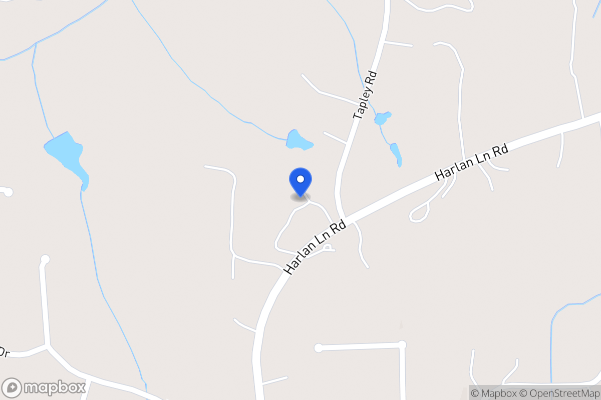 Map of 1052 Harlan Lane Rd