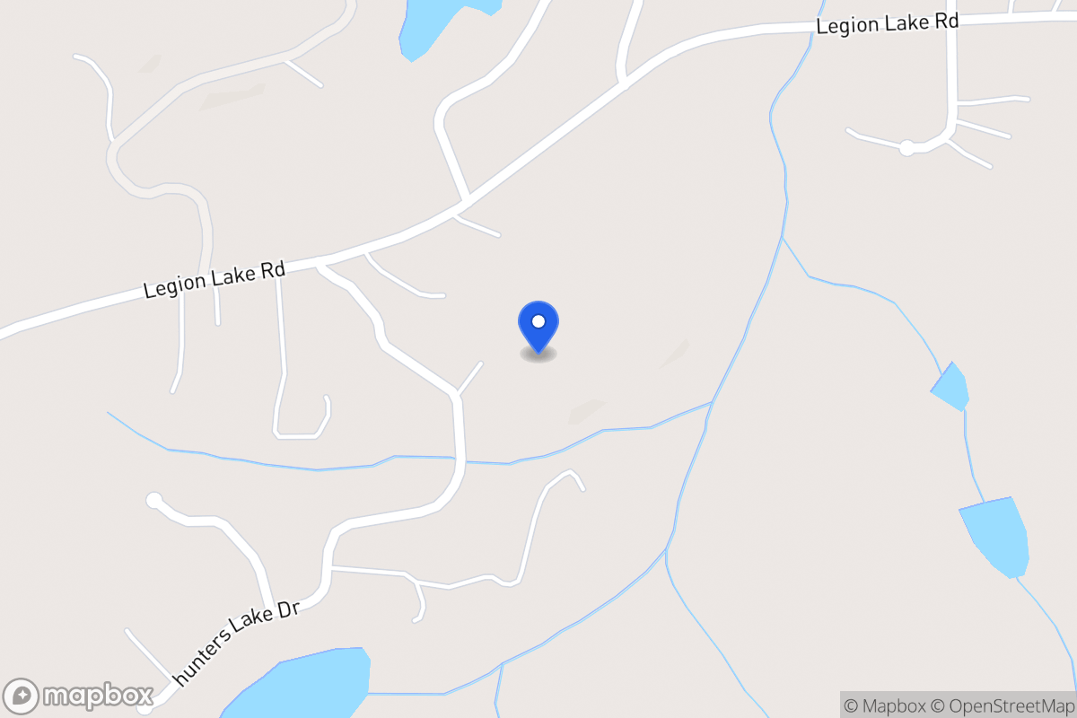 Map of 605 Legion Lake Rd