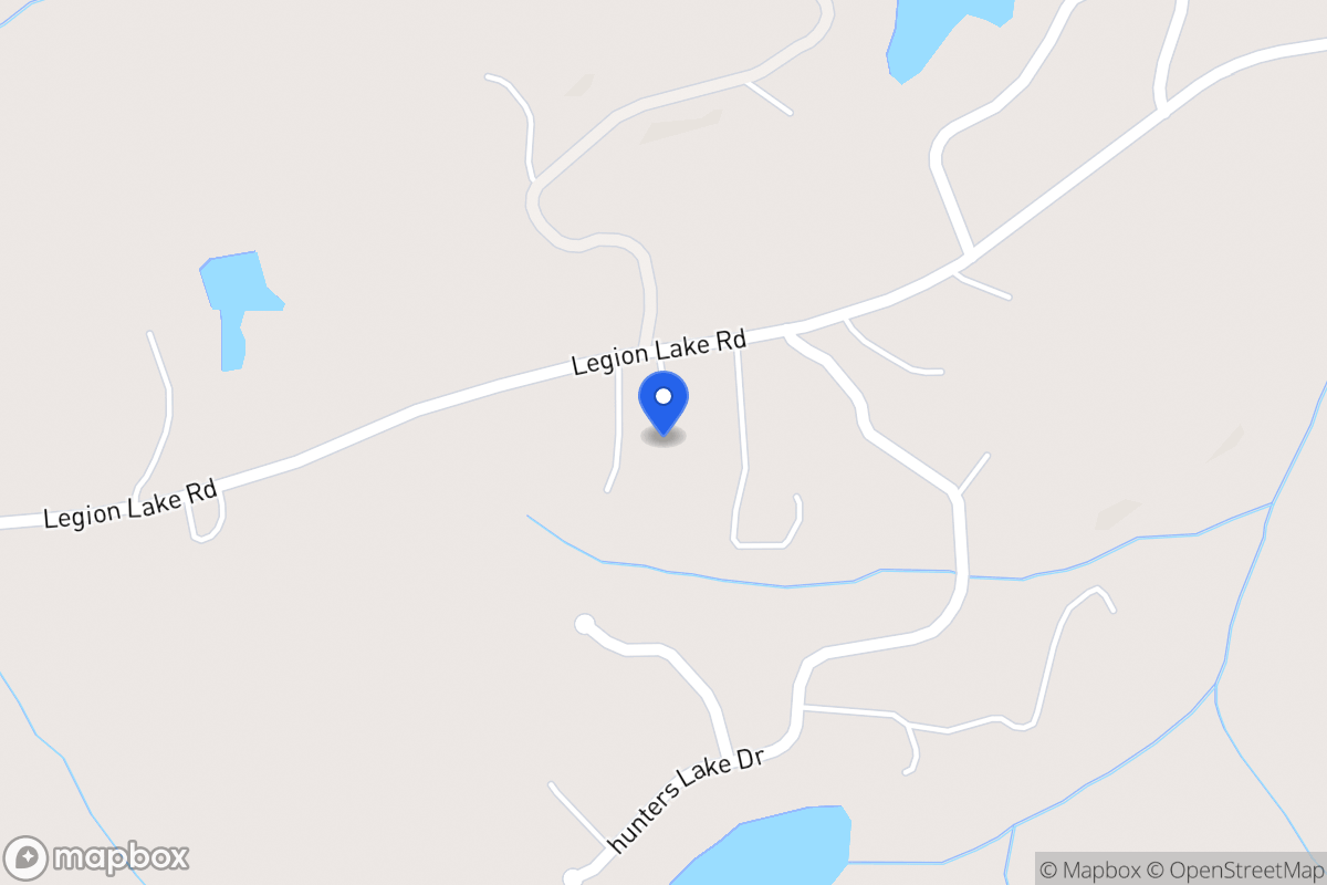 Map of 537 Legion Lake Rd