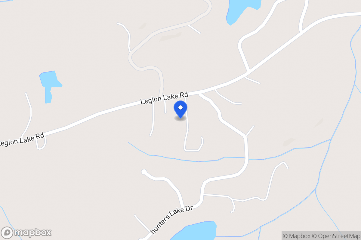 Map of 557 Legion Lake Rd