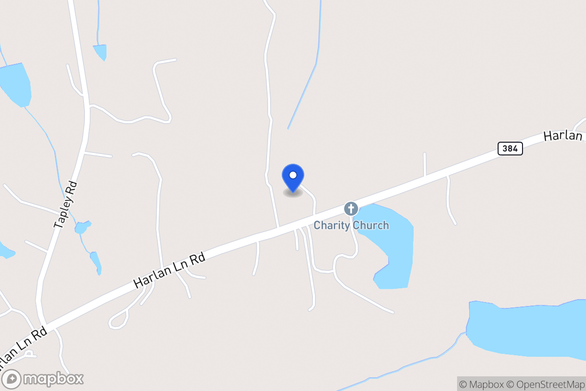 Map of 1246 Harlan Lane Rd