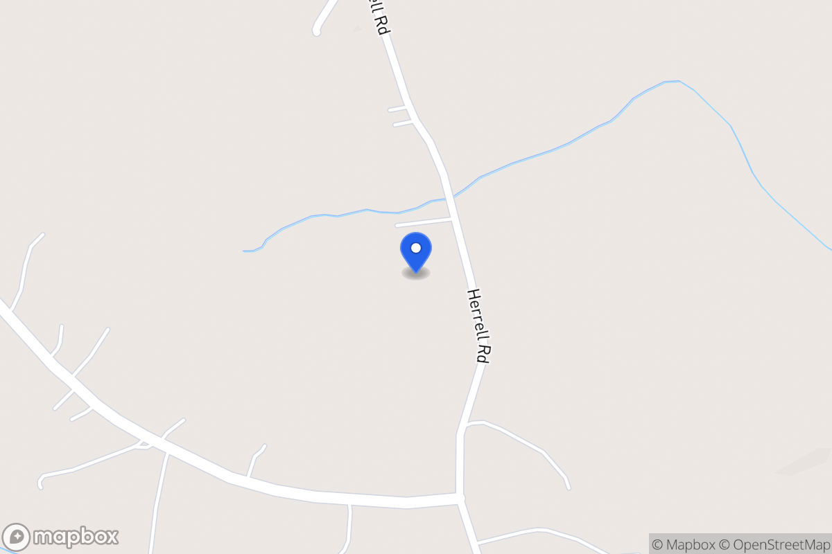 Map of 1360 Herrell Rd