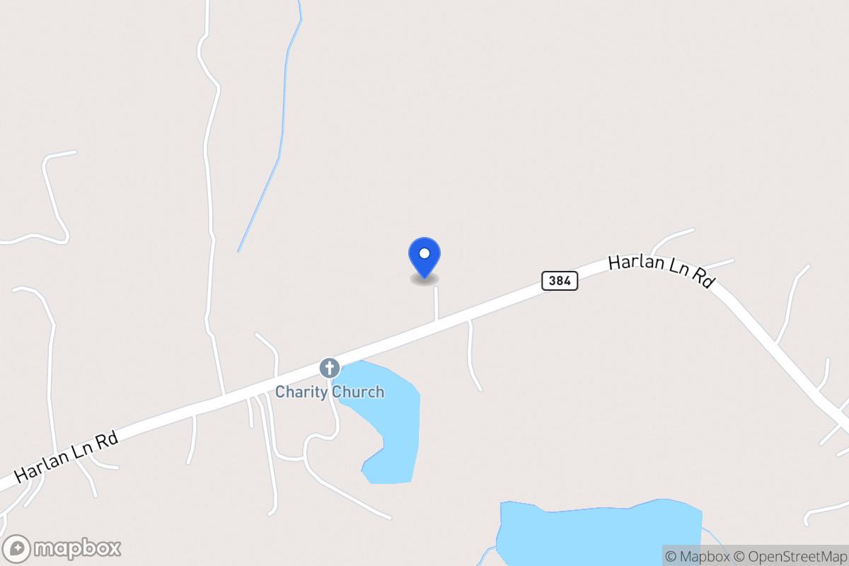 Map of 1330 Harlan Lane Rd