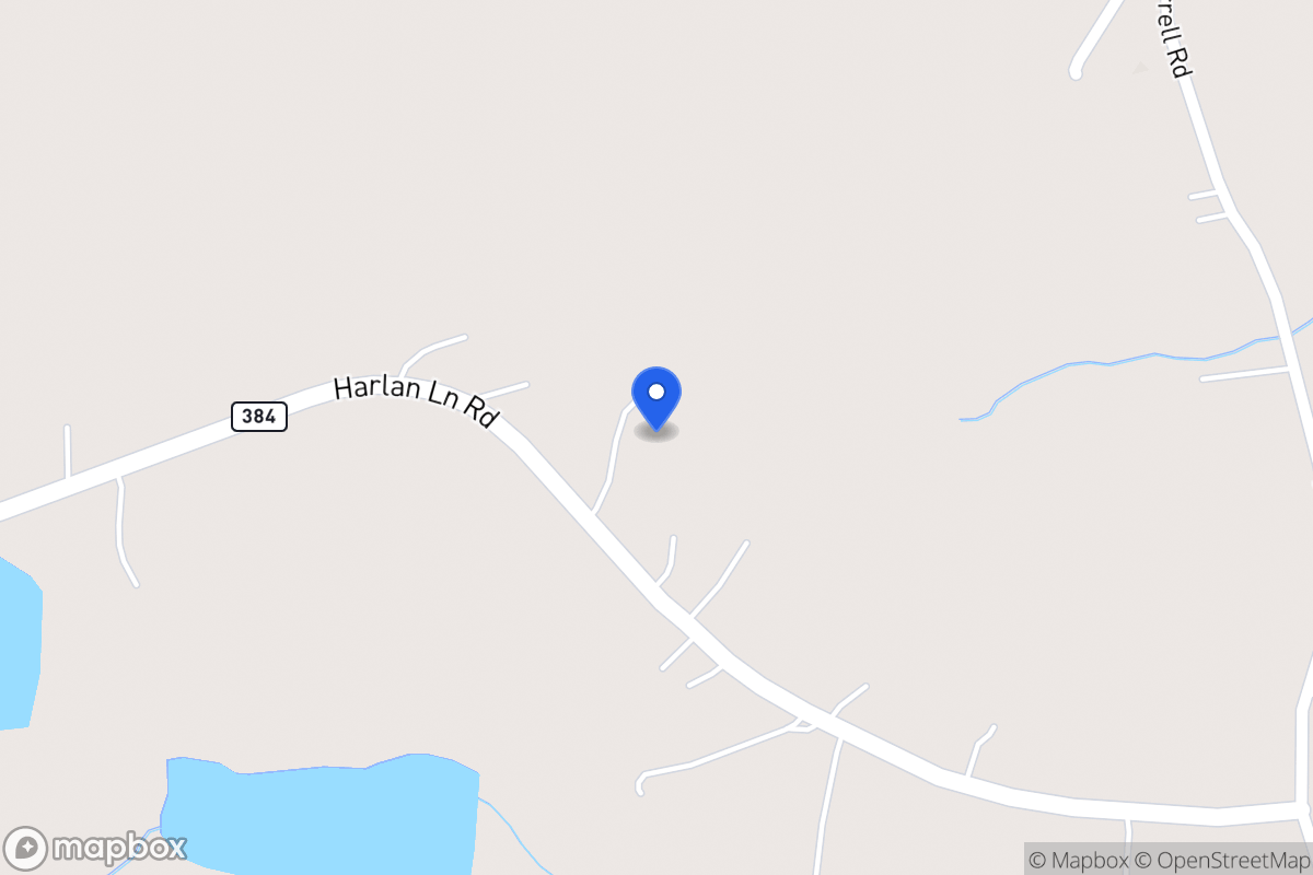 Map of 1500 Harlan Lane Rd