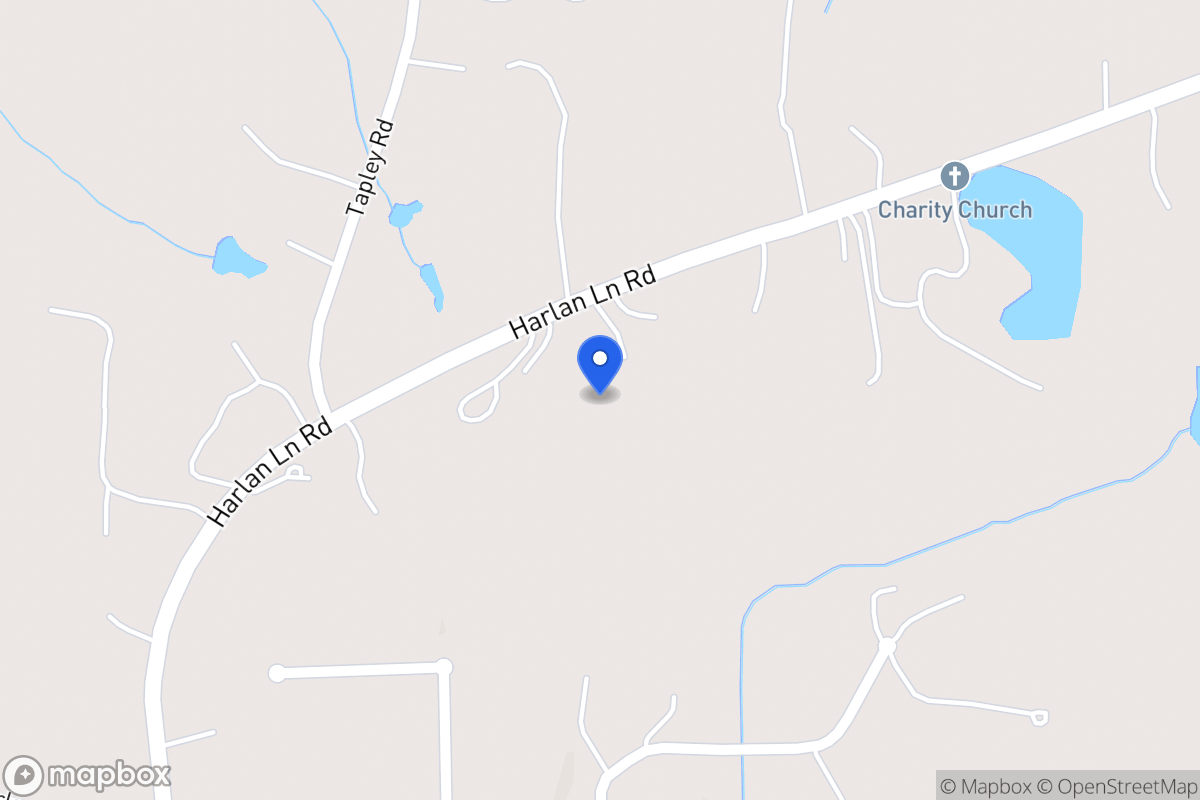 Map of 1165 Harlan Lane Rd