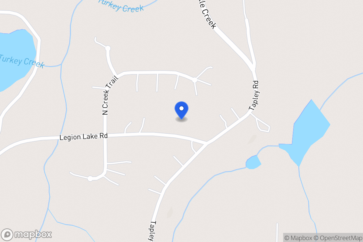 Map of 774 Legion Lake Rd