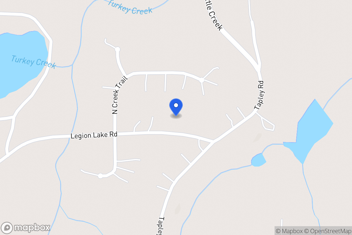 Map of 772 Legion Lake Rd