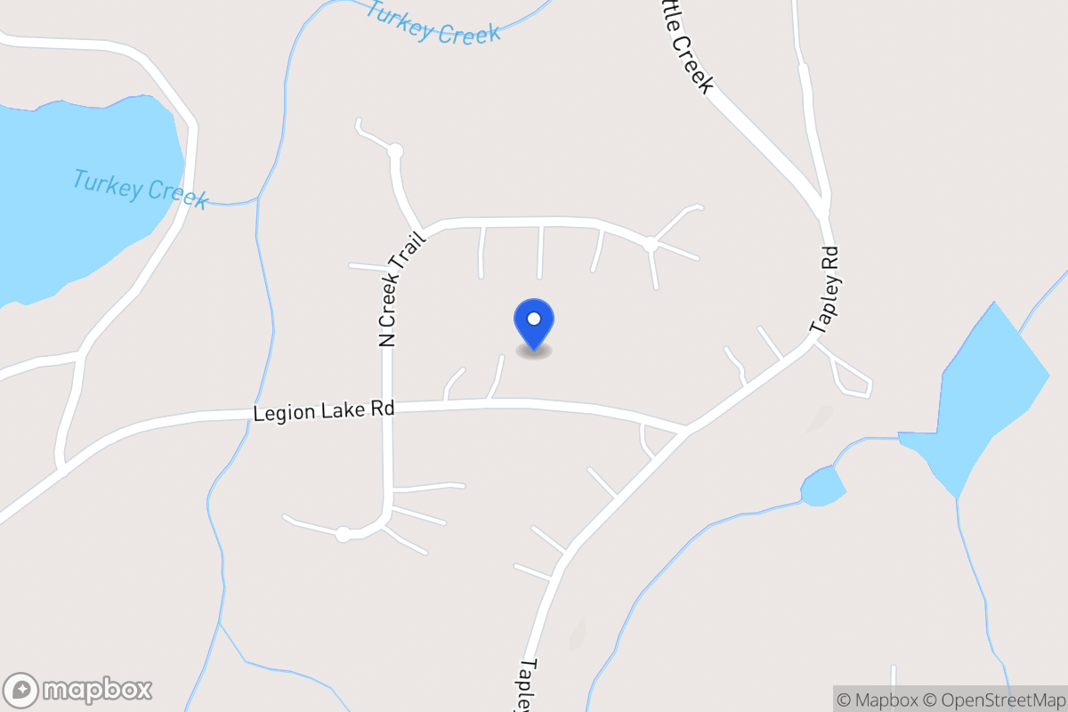 Map of 768 Legion Lake Rd
