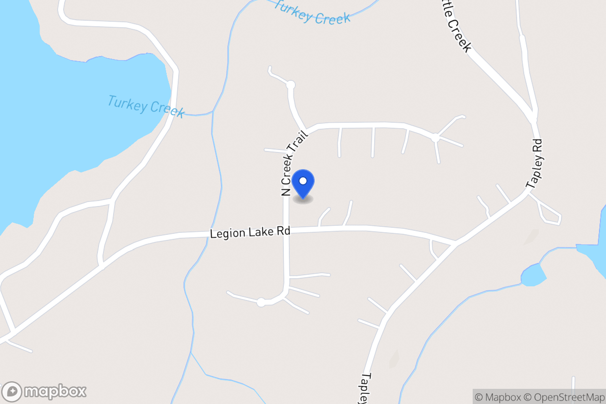 Map of 754 Legion Lake Rd