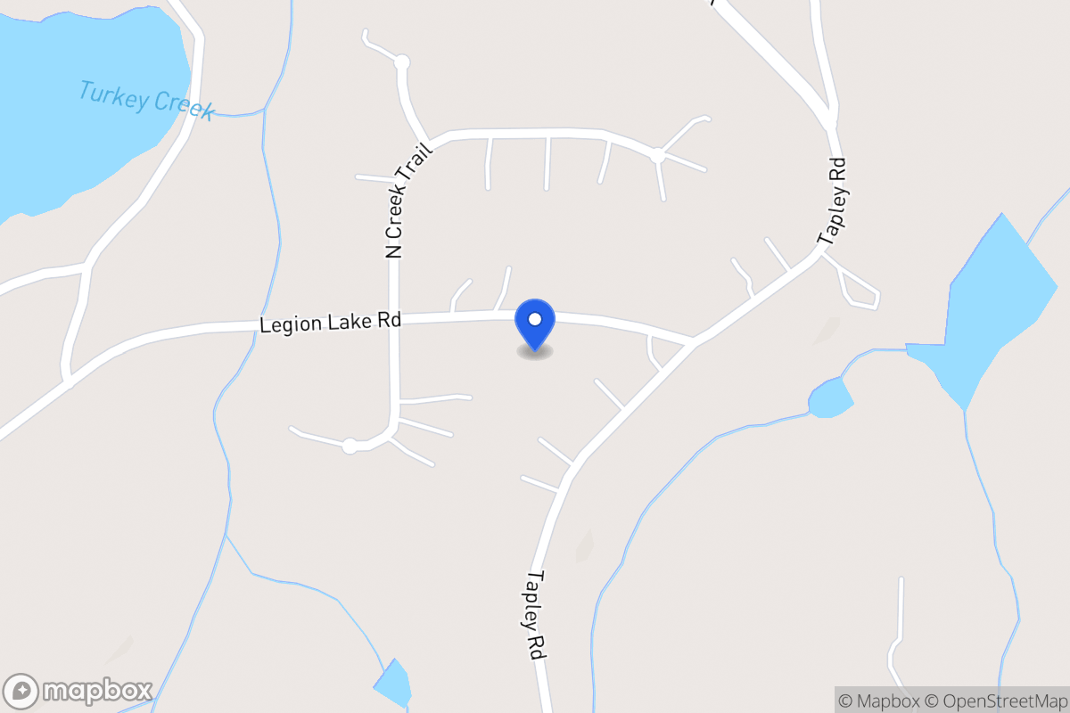 Map of 767 Legion Lake Rd